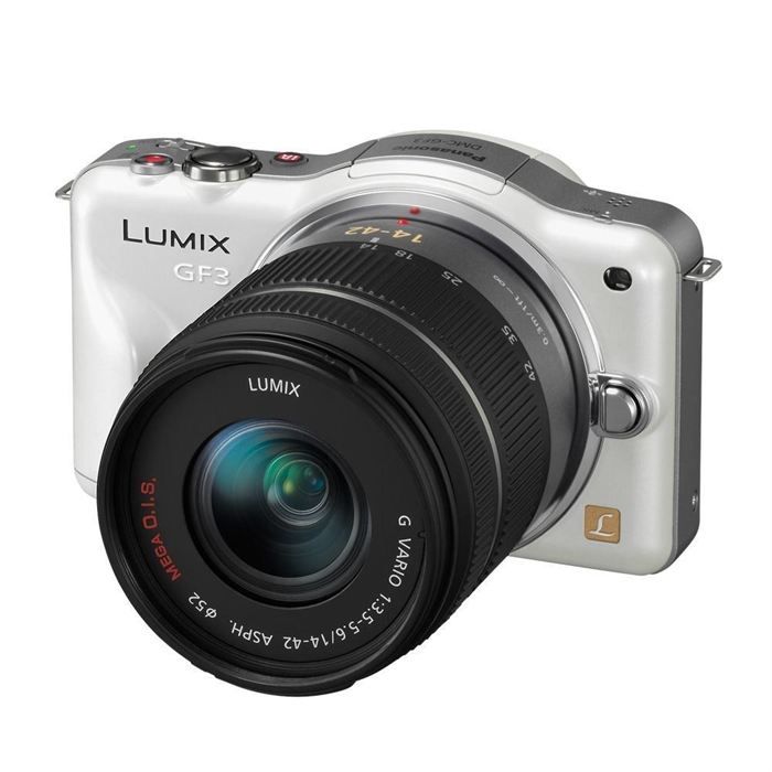 PANASONIC GF3 14 42mm blanc   Achat / Vente REFLEX PANASONIC GF3 14