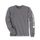 T-shirt manches longues Logo manche gris ardoise M