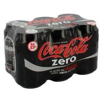 COCA COLA Zero Boites 6x33cl   Achat / Vente SODA THE GLACE COCA COLA