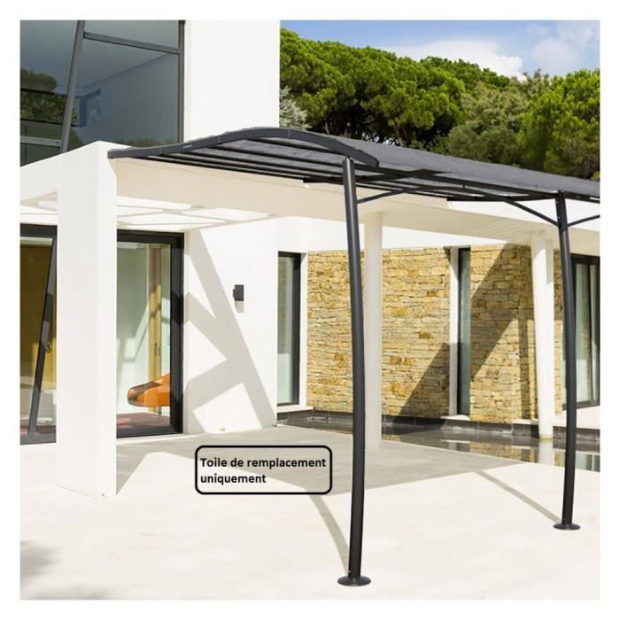 toile pour pergola hesperide maldives ardoise - achat / vente