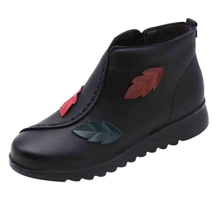 Femmes Chaussures Neige Veberge Bottes Hiver aged 5898 Moyen Chaud Boot Casual Bottine Femme aRx4Sxq