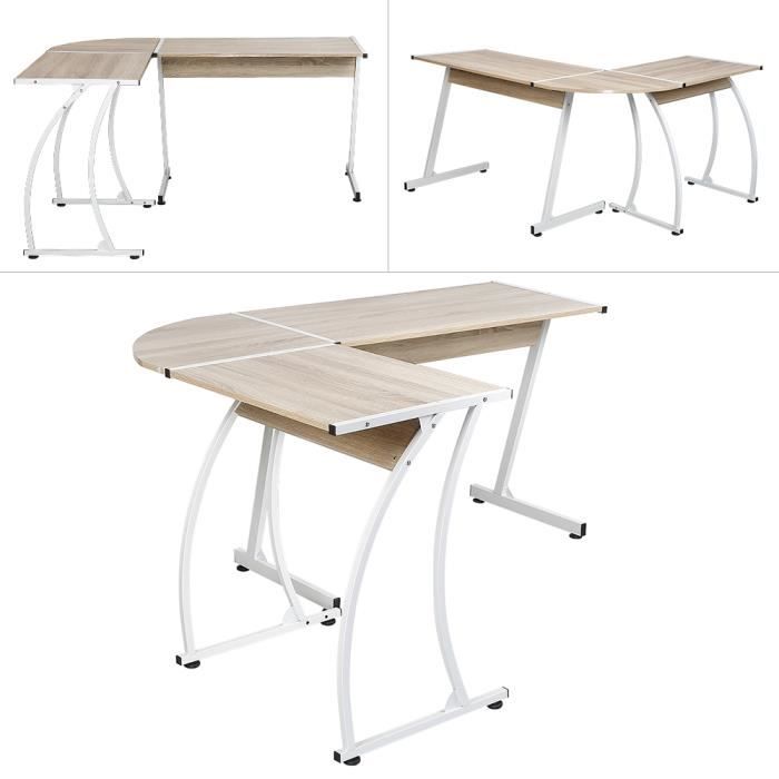 Bureau d’Angle d’Ordinateur Meuble de Bureau2