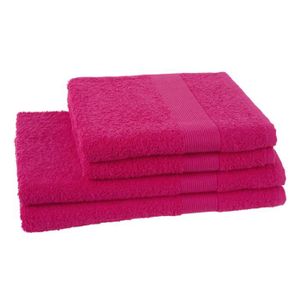 PARURE DE BAIN JULES CLARYSSE Lot de 2 serviettes + 2 draps de ba