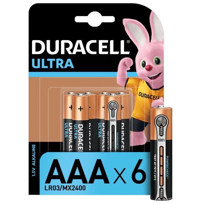 DURACELL Piles Ultra Power AAA X6