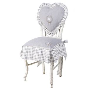DEKOANDCO Petite housse de chaise Catherinette