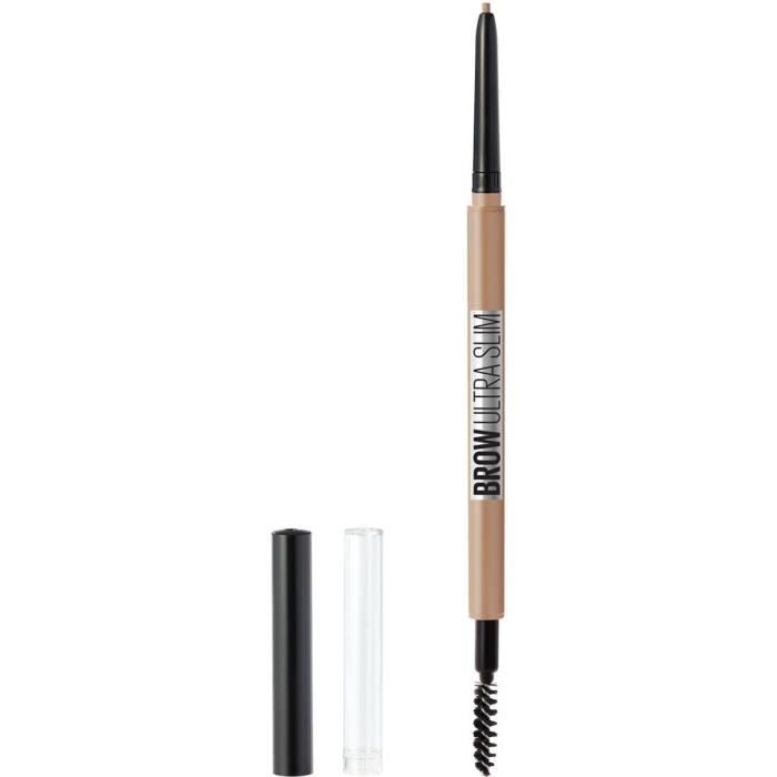 Produit shopeco.fr : MAYBELLINE NEW YORK Crayon à sourcils Brow Ultra Slim - Rétractable haute-précision - 00 Light Blond