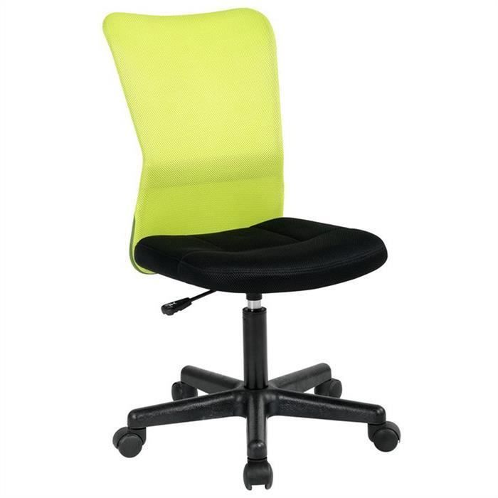 Fauteuil de bureau vert Hauteur dassise 40 52 cm   Hauteur réglable