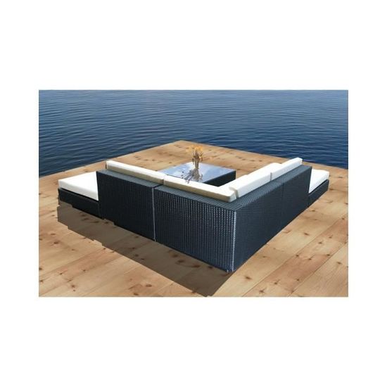 Magnifique salon de jardin en resine tressee luxe d angle, poly ... Magnifique salon de jardin en resine tressee luxe d angle, poly ...