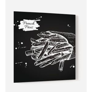 Fond de hotte "French fries vintage collection"