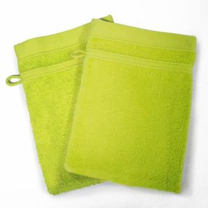 GANT DE TOILETTE DOUCEUR D'INTERIEUR Lot de 2 gants de toilette 100