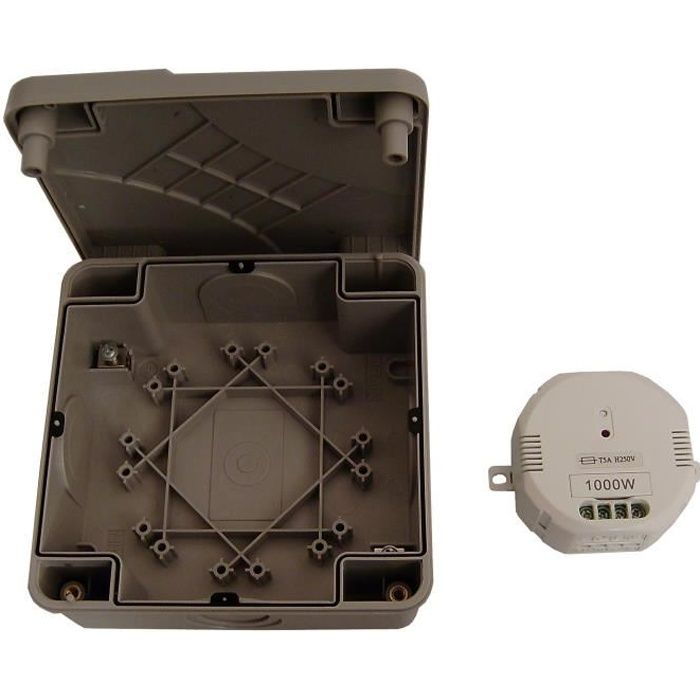 CHACON Module sans fil DiO On/Off 1000 W avec boîtier étanche pour jardin