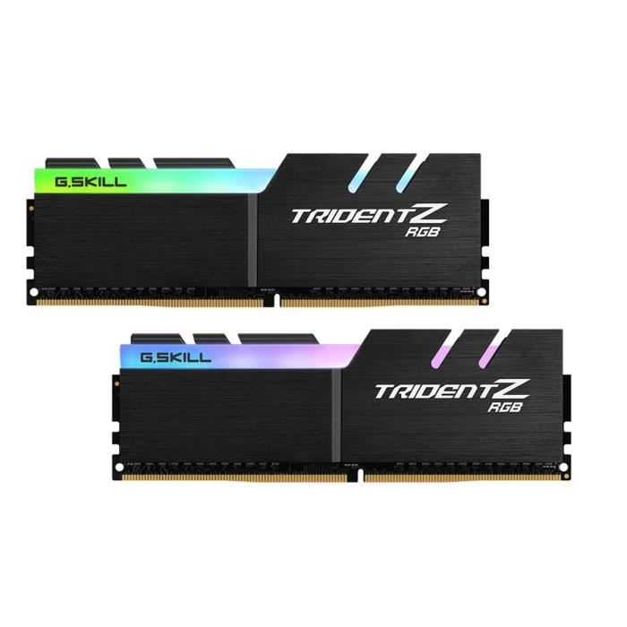 GSKILL Mémoire PC Trident Z RGB - DDR4 - Kit de 32 Go (2 x 16 Go) - 3466 MHz - C16