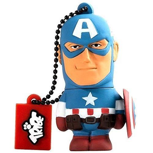TRIBE Cle USB 3D 16Go - AVENGERS Captain America 16GO