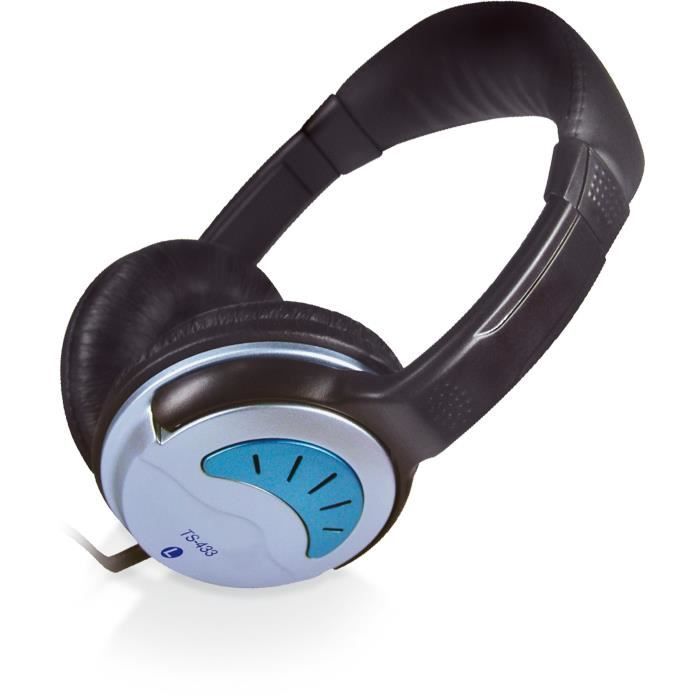 GNB Casque audio TS-433 noir et gris