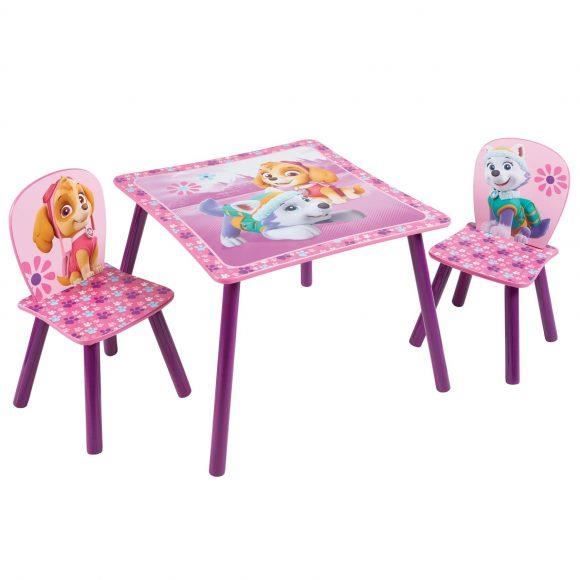 PAT PATROUILLE Ensemble Table Et 2 Chaises Pour Enfants