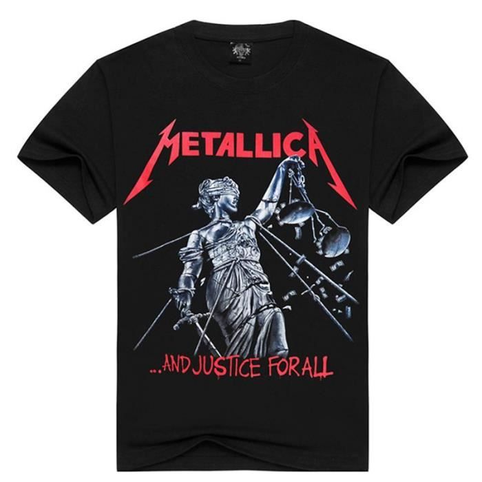 T-shirt Metallica 100% Coton Noir Taille XL - Neuf Sans étiquettes, Groupe Metal