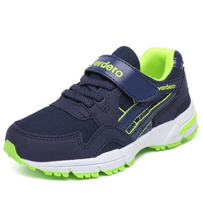 bleu De Baskets blanc Enfants Chaussures Vert noir Course Bww1fq8