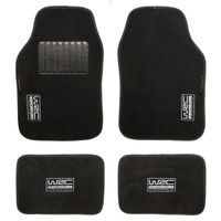 TAPIS DE SOL WRC 4 Tapis Universels en Moquette Velours Noir TAPIS DE SOL WRC 4 Tapis Universels en Moquette Velours Noir