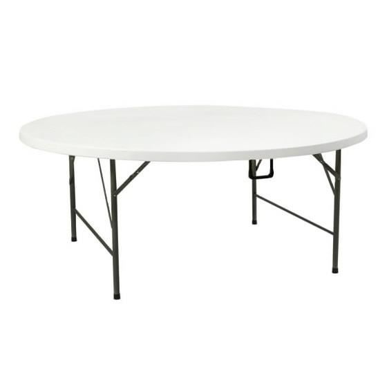 INNOV'AXE Table Pliante Camping - Ronde - Ø 183 Cm
