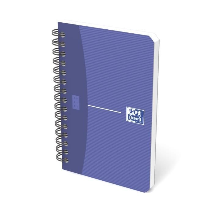 OXFORD Carnet reliure intégrale - 9 x 14 cm - Ligne 6 mm - 180 pages - Office Essentials