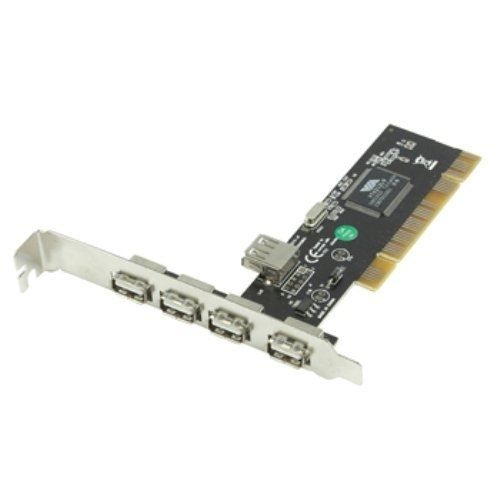 KONIG Carte PCI USB 2.0 - 4 ports externes/1 port interne