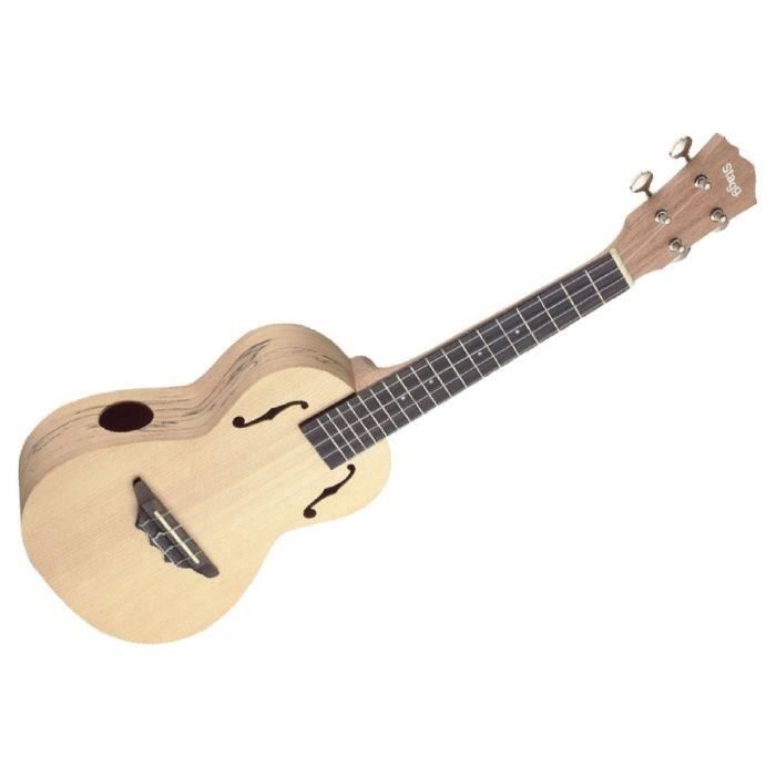 STAGG UCX-SPA-S Ukulélé Concert - Epicéa massif