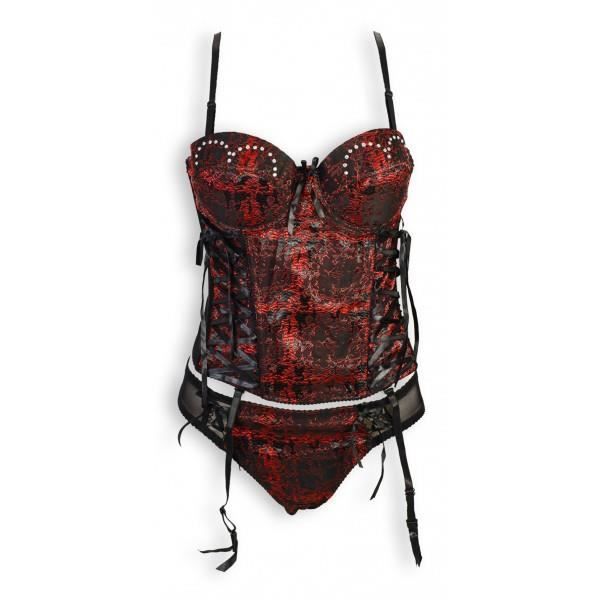 Bustier Guêpière String Avec Por… - Achat / Vente bustier - corset ...