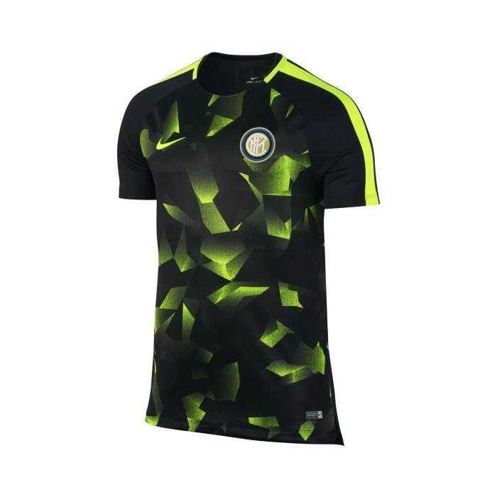 Maillot entrainement Inter Milan noir Maillot entrainement Inter Milan noir