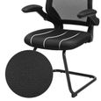 Songmics Fauteuil De Bureau En Maille Chaise De Bureau Accoudoirs