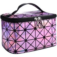 TROUSSE DE MAQUILLAGE Hicollie® Rose Femme Pochette Trousse Organisateur TROUSSE DE MAQUILLAGE Hicollie® Rose Femme Pochette Trousse Organisateur