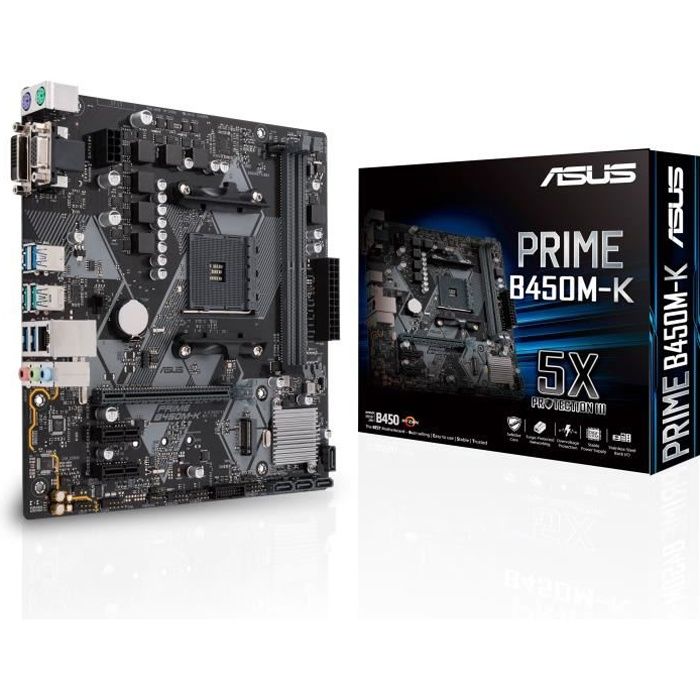 Carte Mère ASUS PRIME B450M-K - AM4