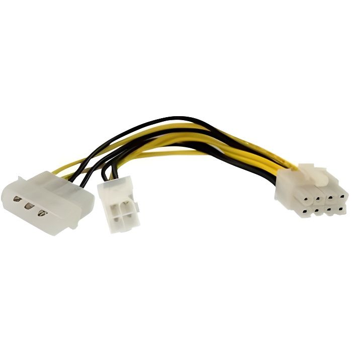 StarTech.com EPS48ADAP - Cable EPS12V (8 broches) / Molex et EPS 4 broches ( Ca