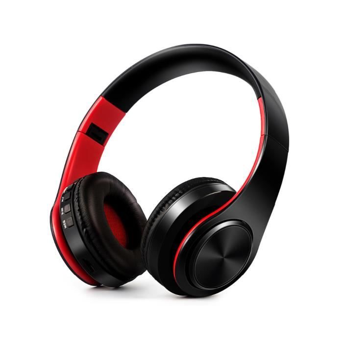 Nouvelle Arrivée Stéréo Audio Mp3 Bluetooth Casque Sans Fil Pliable