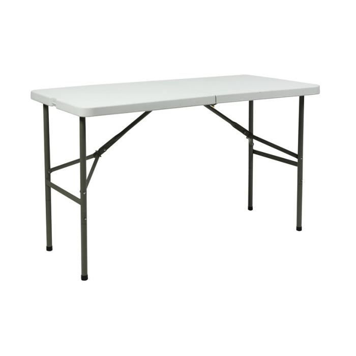 Table Pliante Camping - Rectangulaire - 121 Cm