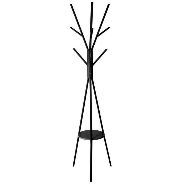 Porte manteaux - Métal et MDF - Noir