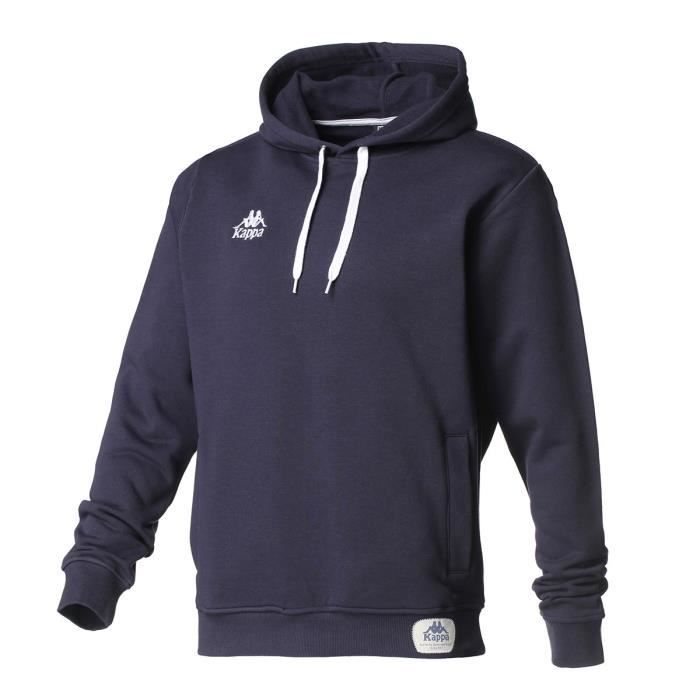 KAPPA Sweatshirt avec Capuche - Homme - Bleu marine