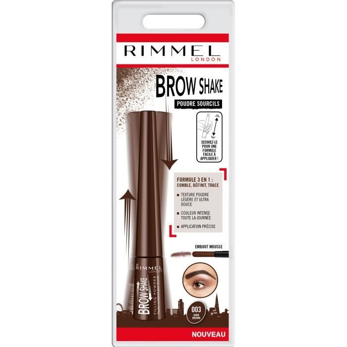 RIMMEL Brow This Way Kit pour Redéssiner les Sourcils - Foncé