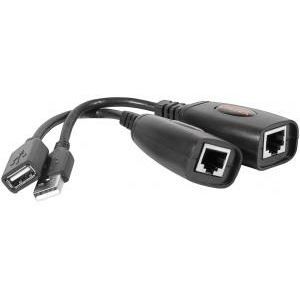 EXTENDER USB SUR RJ45 CAT5 50MCe kit permet détendre la distance d