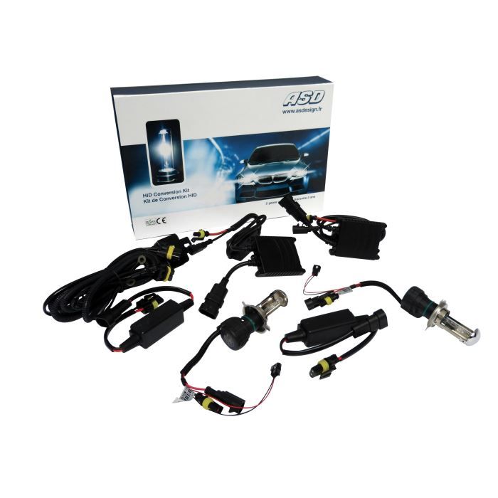 ASD Kit Bi Xénon H4 6000k auto   Achat / Vente DECORATION VEHICULE