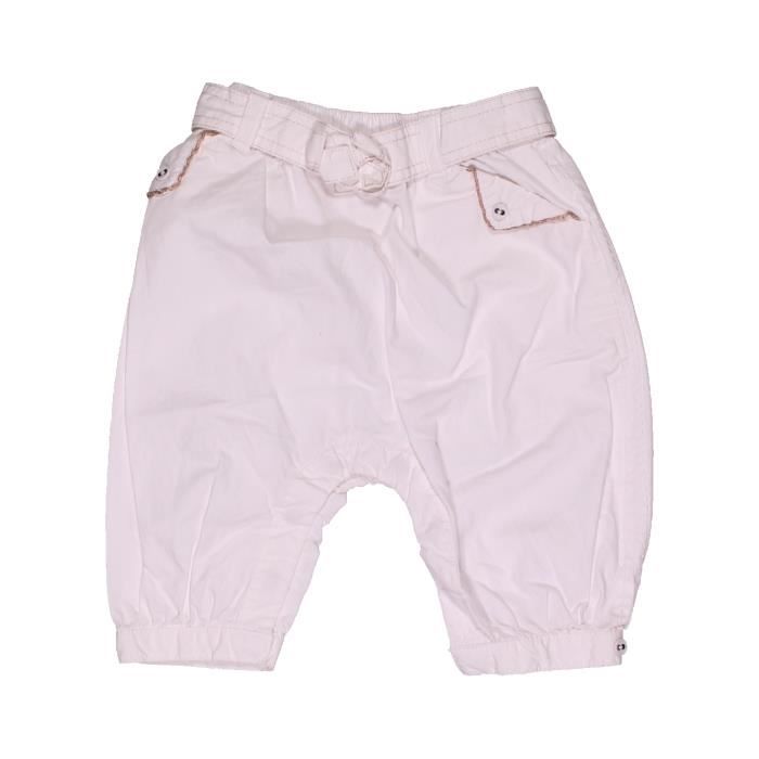 Sarouel bébé fille KIABI 12 mois blanc été , vêtement bébé 1009266