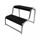 Step Stools Marche-pied double noir pour caravane/
