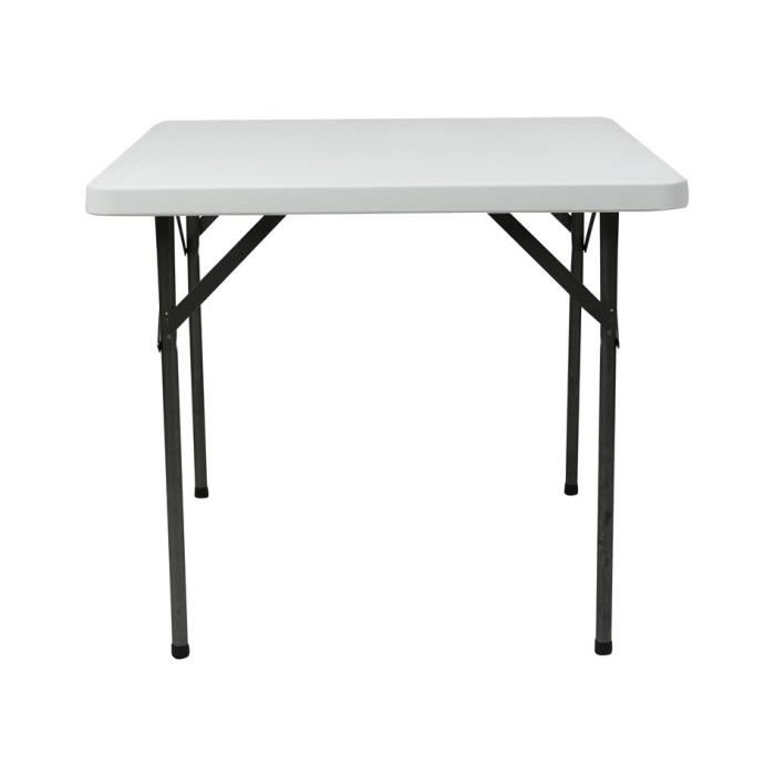 Table Pliante Camping - Carrée - 86 Cm