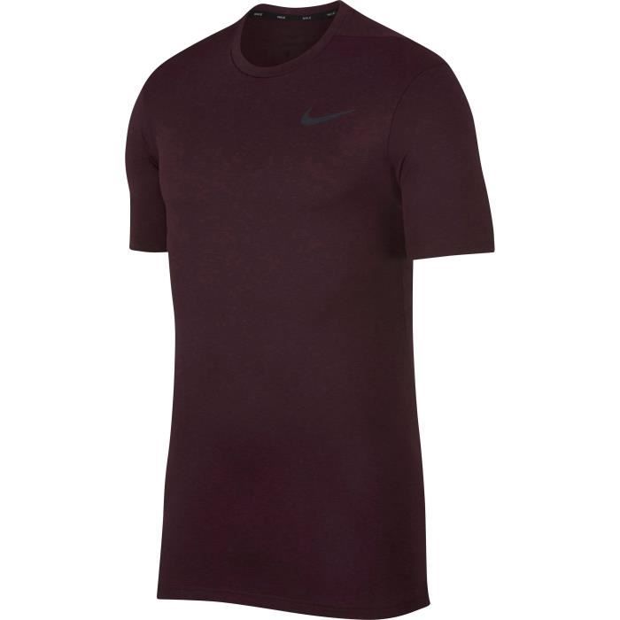 NIKE T-shirt Hpr Dry - Homme - Vert olive et kaki