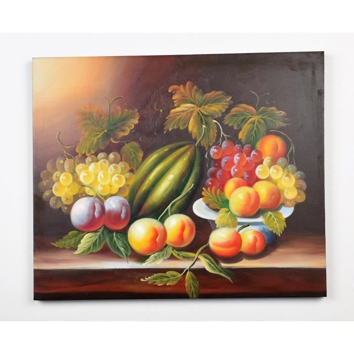  Tableau  d co Fruits  3 Peinture   l huile 50 x 60 x 3 