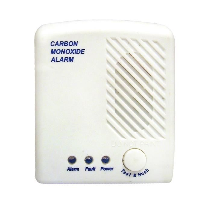 CHACON Détecteur de monoxyde de carbone CO avec pile 9V Duracell