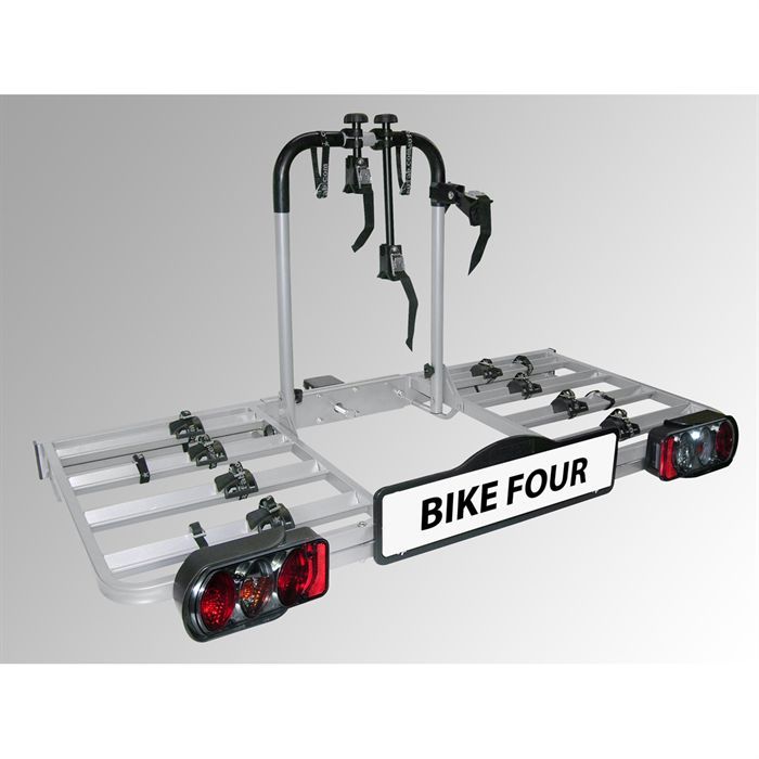 Porte-vélos sur attelage 4 vélos