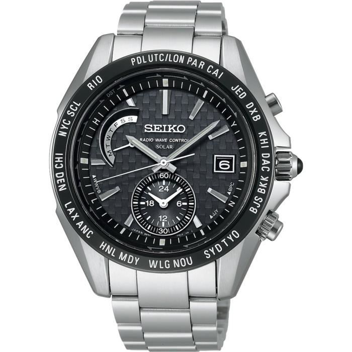 montre seiko verre saphir