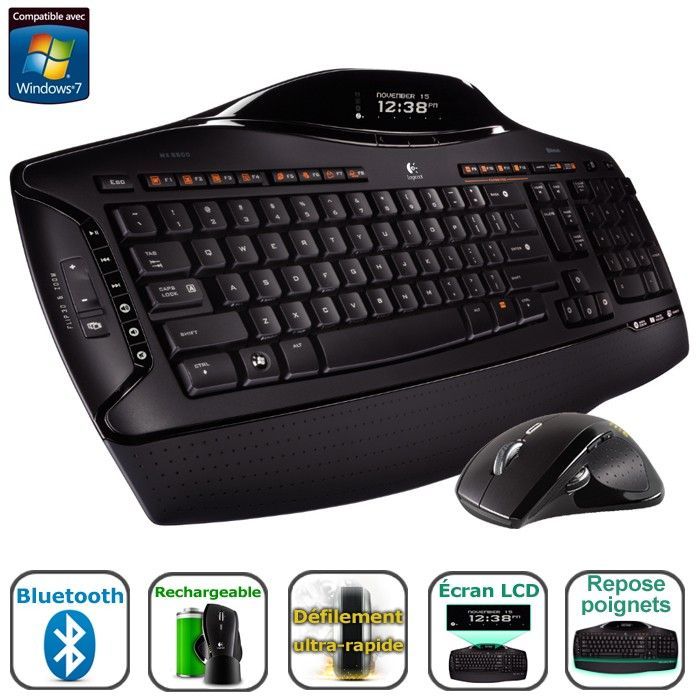 Logitech Cordless Desktop MX 5500 Revolution avec   Achat / Vente PACK