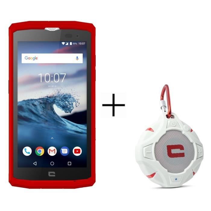 CROSSCALL Core X3 Rouge 16 Go + 1 Enceinte CROSSCALL X-WAVE Offerte