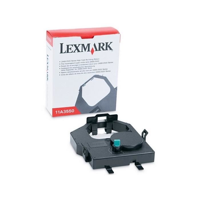 Lexmark D39origine Lexmark 2580 N Plus ruban nylon 3070169 noir contenu 8 000 000 signes remplace ruban 3070169 pour Lexmark 2580 NPlus